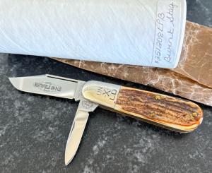 Great Eastern Cutlery Northfield 251208 LPB Long Pull Barlow Burnt Stag GEC 25