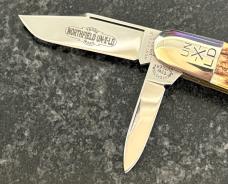 Great Eastern Cutlery Northfield 251208 LPB Long Pull Barlow Burnt Stag GEC 25