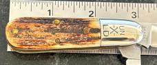 Great Eastern Cutlery Northfield 251208 LPB Long Pull Barlow Burnt Stag GEC 25