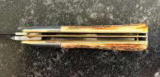 Great Eastern Cutlery Northfield 251208 LPB Long Pull Barlow Burnt Stag GEC 25