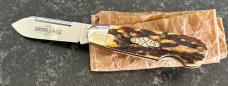Great Eastern Cutlery Northfield 252109 EOLP Easy Open Long Pull Jack Burnt Stag GEC 25