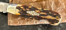 Great Eastern Cutlery Northfield 252109 EOLP Easy Open Long Pull Jack Burnt Stag GEC 25