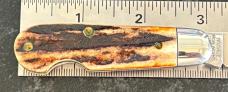 Great Eastern Cutlery Northfield 252109 EOLP Easy Open Long Pull Jack Burnt Stag GEC 25