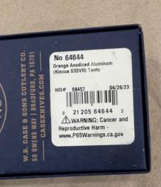 Case XX 2023 Orange Kinzua 