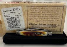 Case XX 2012 Small Stockman Red Stag with worked bolsters