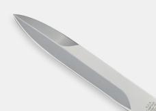 NEW A.G.A. CAMPOLIN 9" MALTESE WITH BEAUTIFUL EXOTIC AFRICAN EBONY WOOD HANDLES MANAGO ITALY