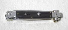 NEW A.G.A. CAMPOLIN 9" MALTESE WITH BEAUTIFUL EXOTIC AFRICAN EBONY WOOD HANDLES MANAGO ITALY