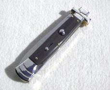 NEW A.G.A. CAMPOLIN 9" MALTESE WITH BEAUTIFUL EXOTIC AFRICAN EBONY WOOD HANDLES MANAGO ITALY