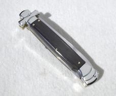NEW A.G.A. CAMPOLIN 9" MALTESE WITH BEAUTIFUL EXOTIC AFRICAN EBONY WOOD HANDLES MANAGO ITALY