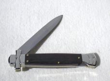 NEW A.G.A. CAMPOLIN 9" MALTESE WITH BEAUTIFUL EXOTIC AFRICAN EBONY WOOD HANDLES MANAGO ITALY