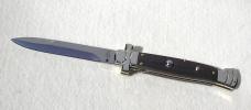 NEW A.G.A. CAMPOLIN 9" MALTESE WITH BEAUTIFUL EXOTIC AFRICAN EBONY WOOD HANDLES MANAGO ITALY