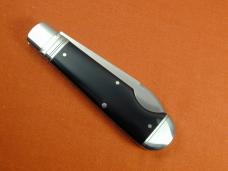 Kroo Buffalo Horn Easy Open Teardrop Jack Knife 4" Closed RWL34 SS Blade Custom Made in South Africa