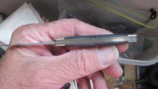 RARE VTG SEARS USA 95422 Small Black Linerlock Knife