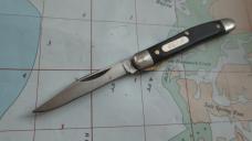 RARE VTG SEARS USA 95422 Small Black Linerlock Knife