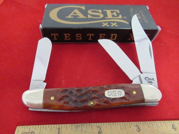 Case XX 1997 Red Bone Stockman Pattern # 6347 SS Case XX 1997 Red Bone Stockman Pattern # 6347 SS