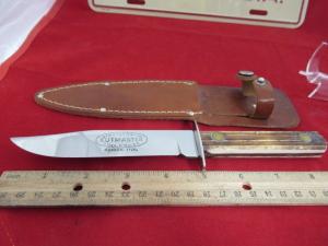 Kutmaster Utica Cutlery Bone Handle Fixed Blade