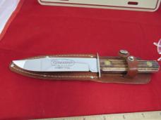 Kutmaster Utica Cutlery Bone Handle Fixed Blade 
