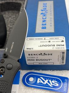 Benchmade 533BK-2 Mini Bugout First Production New In Box Made In USA