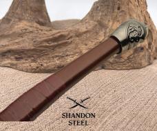 Viking Axe 40" Stainless Steel Blade Two Handed Ashwood Handle Rune Artwork
