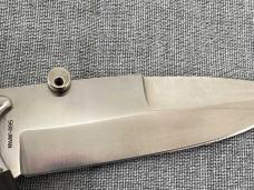 Al Mar SERE Attack III – pattern 3003-A – Folding Lockback Combat Knife w/ Sheath – Micarta