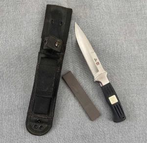 Al Mar SERE IV pattern 3004-B Rubber Handle Fighting Knife w sheath