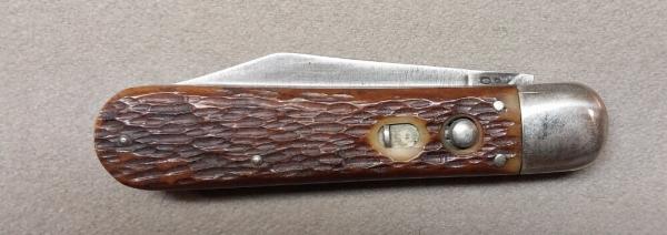 Presto Single Blade M2 Paratrooper with Jigged Bone handles 