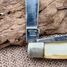 Stockman Vintage Pocket Knife with Bottle Opener Japan Sherwood St Bank (107)