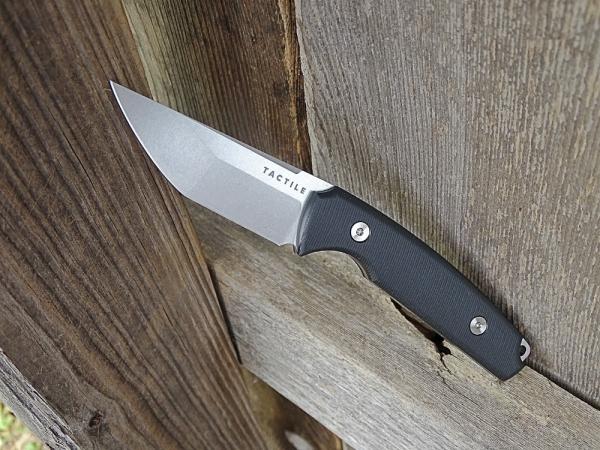 Tactile Dreadeye Fixed Blade Knife Black Richlite MagnaCut Kydex Sheath - New