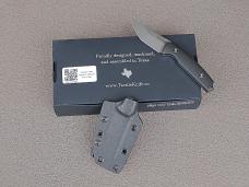 Tactile Dreadeye Fixed Blade Knife Black Richlite MagnaCut Kydex Sheath - New