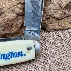 Remington Rifles USA 1950s Souvenir Folding Knife  2 Blade Pocket Knife (144)