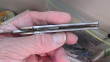 Vtg Ka-bar Cleveland Ohio 2782 Lockback Knife Wood Inlay Handles