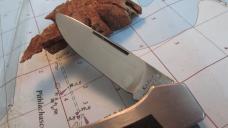 Vtg Ka-bar Cleveland Ohio 2782 Lockback Knife Wood Inlay Handles