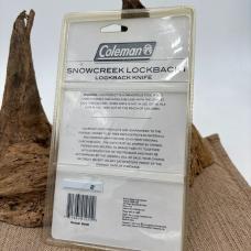 Coleman Snowcreek Lockback Bone Handle Folding Pocket Knife Camping Hunting NIB