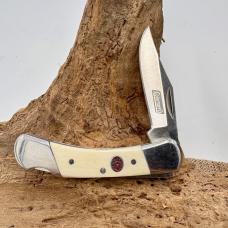 Coleman Snowcreek Lockback Bone Handle Folding Pocket Knife Camping Hunting NIB