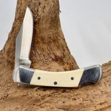 Coleman Snowcreek Lockback Bone Handle Folding Pocket Knife Camping Hunting NIB