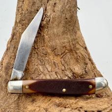 Schrade USA Old Timer Delrin Pal Slipjoint Folding Pocket Knife Brown Sawcut (8)