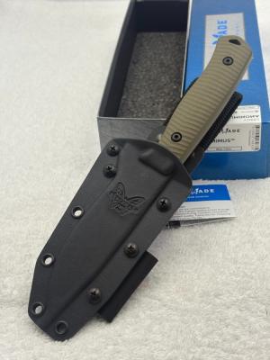 Benchmade 539GY Anonimus First Production Run Fixed Blade Knife New In Box Made In USA
