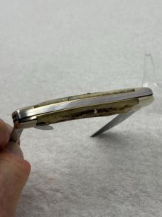 Bulldog Brand Vintage Stag 3 Blade Whittler Hand Made Solingen Germany (#16)