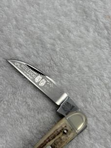 Bulldog Brand Vintage Stag 3 Blade Whittler Hand Made Solingen Germany (#16)