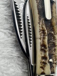 Bulldog Brand Vintage Stag 3 Blade Whittler Hand Made Solingen Germany (#16)