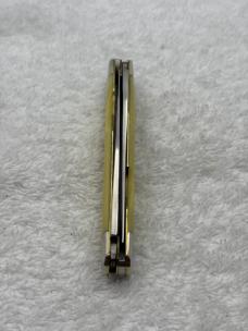 Camillus USA Vintage 2 Blade Yello Jaket Muskrat Pattern # 714 Pocket Knife (#21)