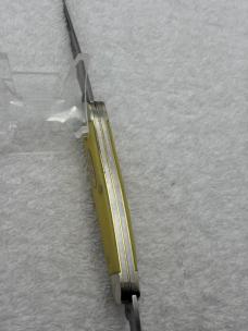 Camillus USA Vintage 2 Blade Yello Jaket Muskrat Pattern # 714 Pocket Knife (#21)