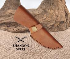 Rite Edge Wide White Smooth Stainless Steel Drop Point Fixed Blade Knife 7737
