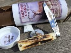 Great Eastern Cutlery 221124 Northfield .22 Magnum Sambar Stag
