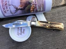 Great Eastern Cutlery 221124 Northfield .22 Magnum Sambar Stag