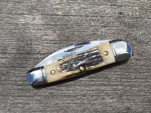 Great Eastern Cutlery 190120 Northfield Little Rattler Sambar Stag