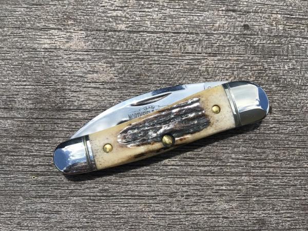 Great Eastern Cutlery 190120 Northfield Little Rattler Sambar Stag