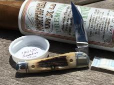 Great Eastern Cutlery 190120 Northfield Little Rattler Sambar Stag