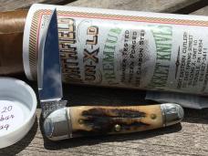 Great Eastern Cutlery 190120 Northfield Little Rattler Sambar Stag