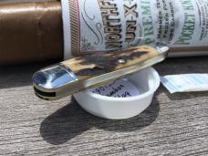 Great Eastern Cutlery 190120 Northfield Little Rattler Sambar Stag